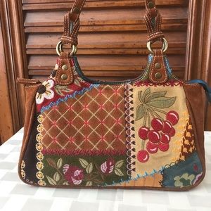 Isabella Fiore Suede Purse